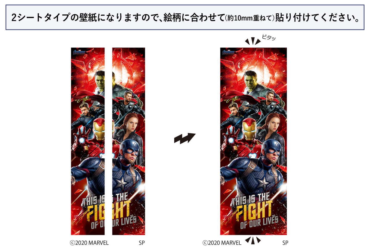 M006 MARVEL 《AVENGERS ENDGAME》 2シートタイプ
