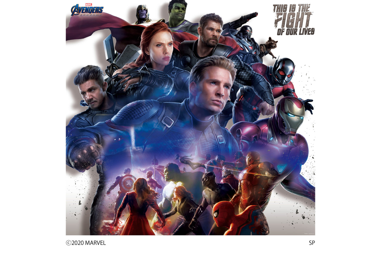 M028 MARVEL 《AVENGERS ENDGAME》 6シートタイプ