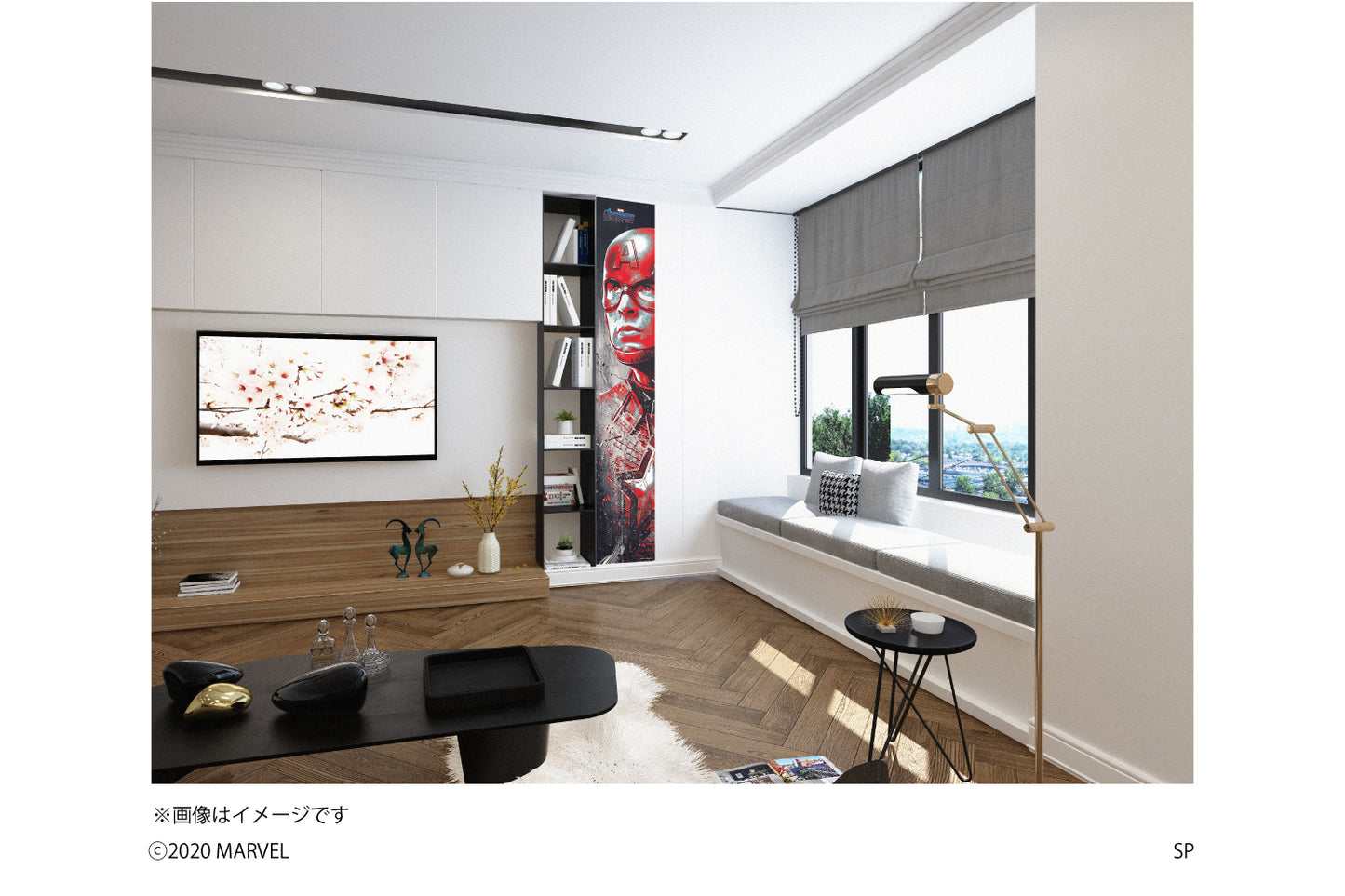 M017 MARVEL 《AVENGERS ENDGAME》 キャプテン・アメリカ 1シートタイプ